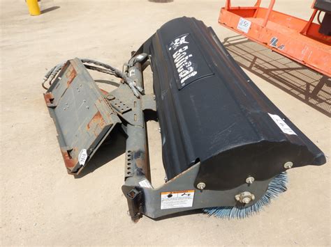 angle broom for skid steer|broom attachments for skid steer.